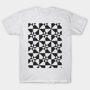 Seamless Pattern, Black and White T-Shirt